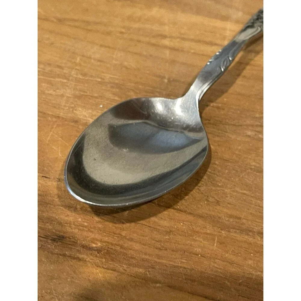 Orleans silver stainless serving spoon